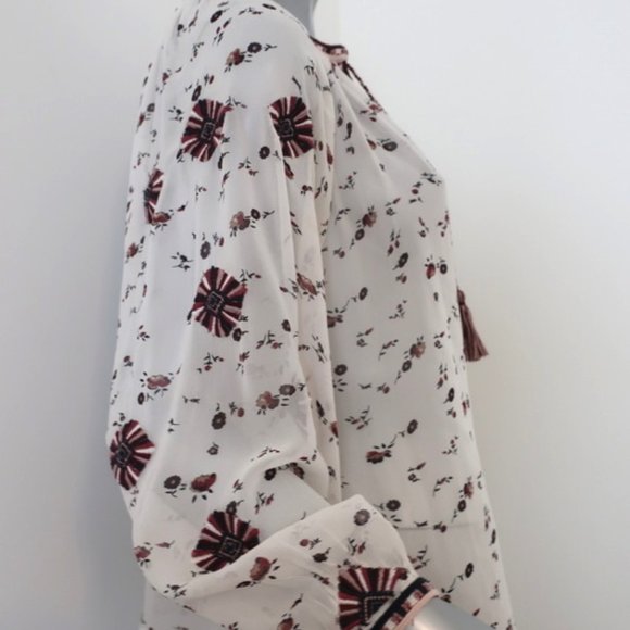 Ulla Johnson Blouse Lida White Embroidered Floral - Picture 4 of 10